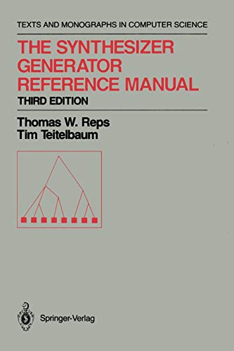 Beispielbild fr The Synthesizer Generator Reference Manual zum Verkauf von Ammareal