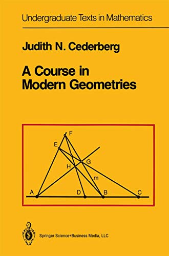 Imagen de archivo de A Course in Modern Geometries a la venta por Better World Books