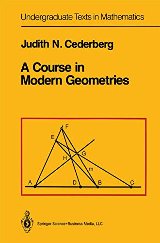 9780387969220: A Course in Modern Geometries (Undergraduate Texts in Mathematics)