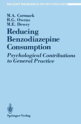 Imagen de archivo de Reducing Benzodiazepine Consumption a la venta por Better World Books Ltd