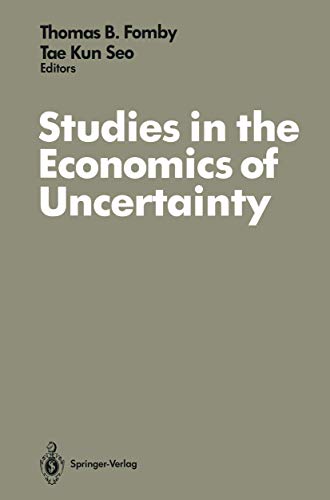 9780387970479: Studies in the Economics of Uncertainty: In Honor of Josef Hadar