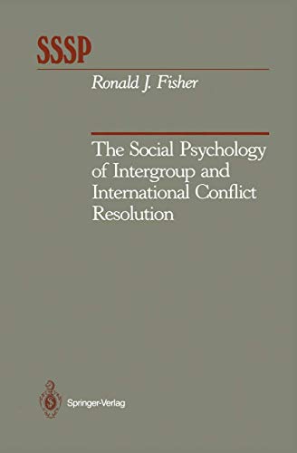 Beispielbild fr The Social Psychology of Intergroup and International Conflict Resolution zum Verkauf von Better World Books
