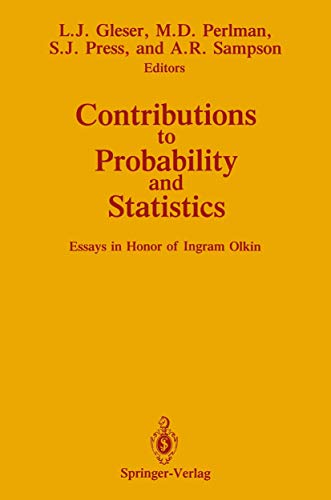 9780387970769: Contributions to Probability and Statistics: Essays in Honor of Ingram Olkin