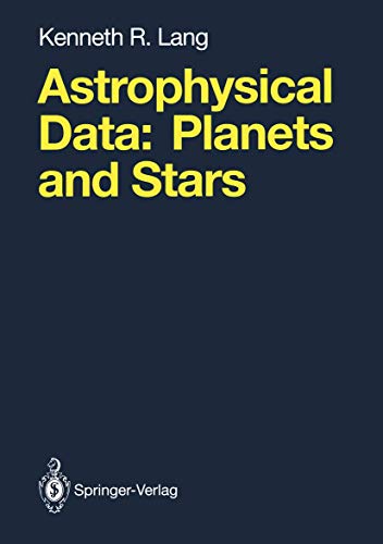 9780387971094: Astrophysical Data: Planets and Stars