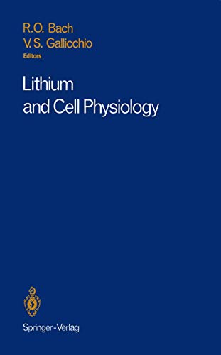 Beispielbild fr Lithium and Cell Physiology zum Verkauf von Alexander Books (ABAC/ILAB)