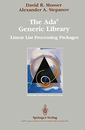 Imagen de archivo de Ada Generic Library: Linear List Processing Packages a la venta por Ammareal