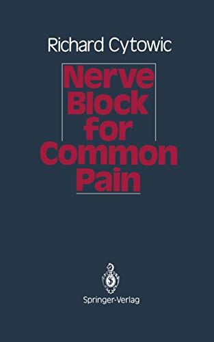Imagen de archivo de Nerve Block for Common Pain a la venta por BooksRun