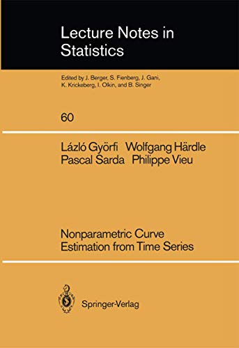 Nonparametric Curve Estimation from Time Series (Lecture Notes in Statistics)