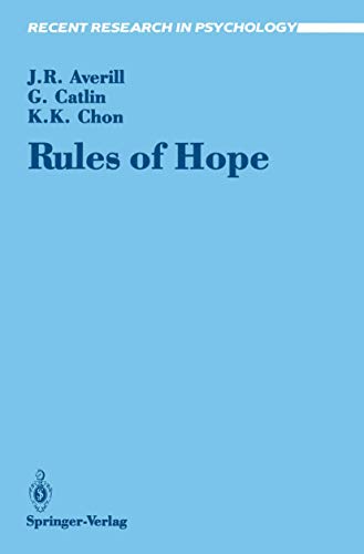 9780387972190: Rules of Hope (Recent Research in Psychology)