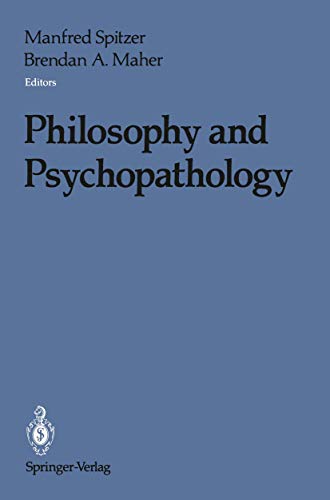 Stock image for Philosophy and Psychopathology for sale by A Book By Its Cover