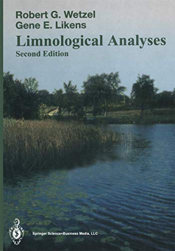 Stock image for Limnological Analyses for sale by Better World Books: West