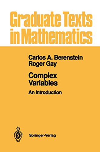Beispielbild fr Complex Variables. An Introduction (Graduate Texts in Mathematics 125) zum Verkauf von Zubal-Books, Since 1961