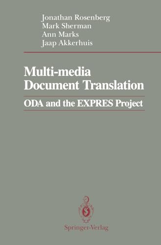 9780387973975: Multi-Media Document Translation: Oda and the Express Project: ODA and the EXPRES Project