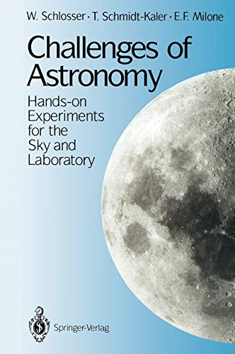 9780387974088: Challenges of Astronomy: Hands-on Experiments for the Sky and Laboratory