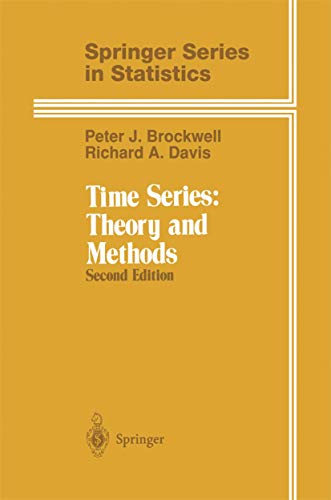 Imagen de archivo de Time Series: Theory and Methods, 2nd Edition a la venta por GF Books, Inc.