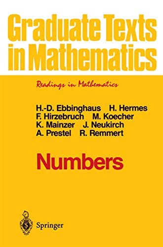 Stock image for Numbers (Graduate Texts in Mathematics, 123) for sale by HPB-Red