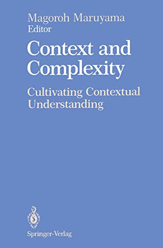 Imagen de archivo de Context And Complexity - Cultivating Contextual Understanding a la venta por Basi6 International