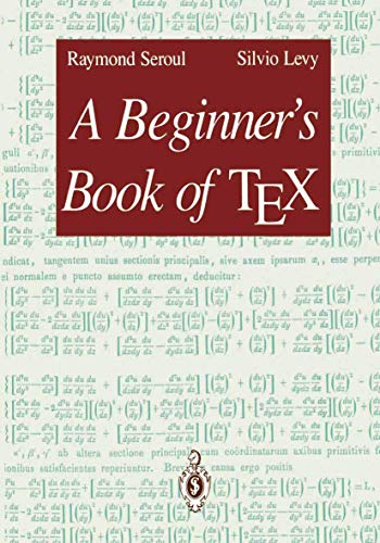 9780387975627: A Beginner's Book of Tex
