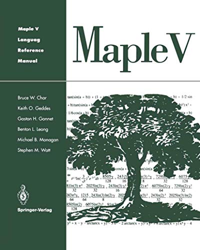 Stock image for Maple V Language Reference Manual for sale by Wonder Book