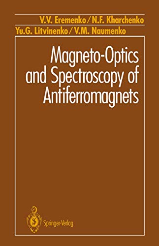 Imagen de archivo de Magneto-Optics and Spectroscopy of Antiferromagnets a la venta por Grey Matter Books