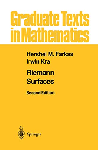 9780387977034: Riemann Surfaces: 71 (Graduate Texts in Mathematics)