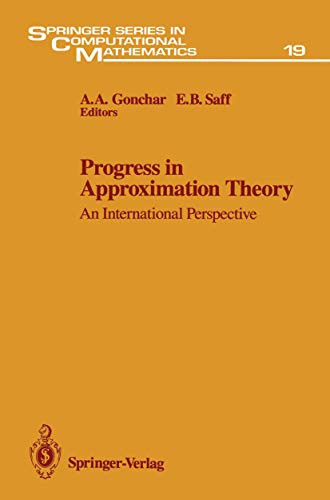 Beispielbild fr Progress in Approximation Theory: An International Perspective (Springer Series in Computational Mathematics) zum Verkauf von dsmbooks