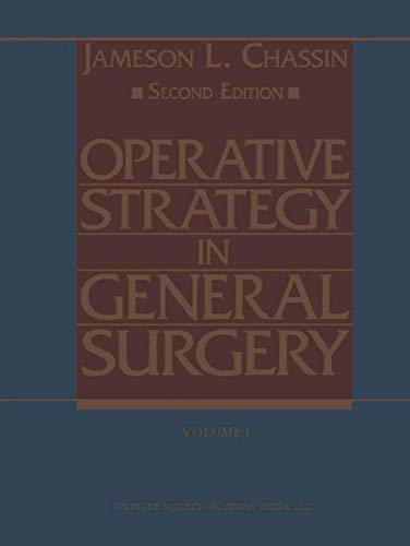 Imagen de archivo de Operative Strategy in General Surgery: An Expositive Atlas a la venta por Basement Seller 101