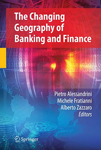 Imagen de archivo de Changing Geography Of Banking And Finance a la venta por Basi6 International