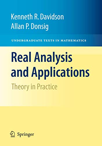9780387980973: Real Analysis and Applications: Theory in Practice (Undergraduate Texts in Mathematics)