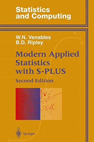 Stock image for Modern Applied Statistics With S-Plus (Statistics and Computing) for sale by Larry W Price Books