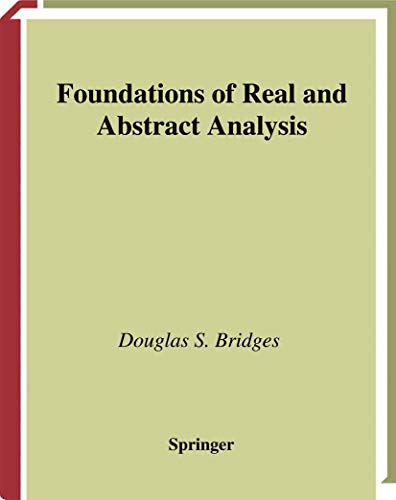 Immagine dell'editore per Foundations of Real and Abstract Analysis venduto da Books Puddle