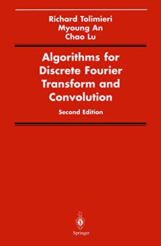 9780387982618: Algorithms for Discrete Fourier Transform and Convolution