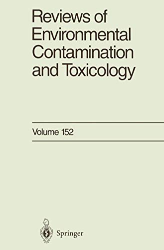 Imagen de archivo de Reviews of Environmental Contamination and Toxicology (Vol. 152) a la venta por Vashon Island Books