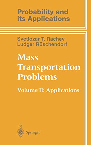 9780387983523: Mass Transportation Problems: Applications (002)