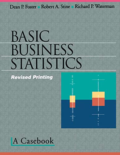 Stock image for Basic Business Statistics: A Casebook (Textbooks in Matheamtical Sciences) for sale by BooksRun