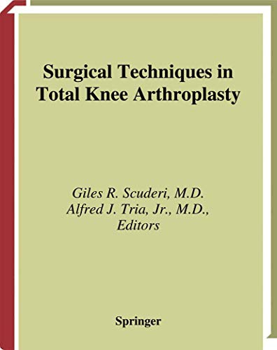 Imagen de archivo de Surgical Techniques in Total Knee Arthroplasty a la venta por medimops