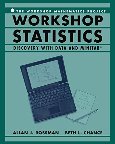 Imagen de archivo de Workshop Statistics:: Discovery With Data and Minitab (Textbooks in Mathematical Sciences) a la venta por The Maryland Book Bank