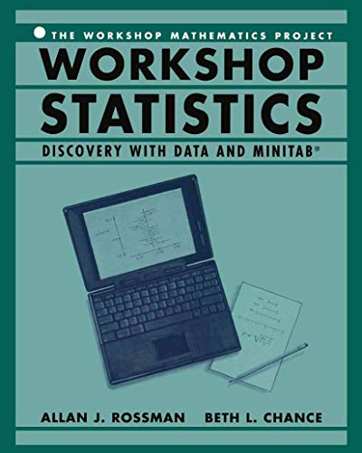 9780387984117: Workshop Statistics:: Discovery With Data and Minitab (Textbooks in Mathematical Sciences)