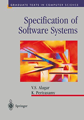 Imagen de archivo de Specification of Software Systems a la venta por Better World Books: West