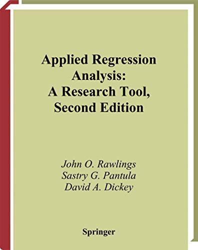 9780387984544: Applied Regression Analysis: A Research Tool (Springer Texts in Statistics)