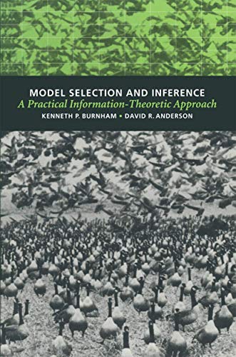 Imagen de archivo de Model Selection and Inference: A Practical Information-Theoretic Approach a la venta por Tin Can Mailman, Arcata