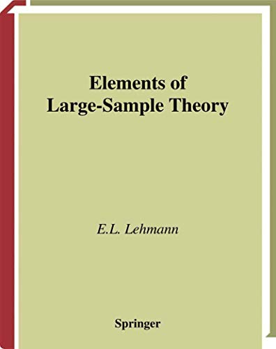 Beispielbild fr Elements of Large-Sample Theory (Springer Texts in Statistics) zum Verkauf von medimops