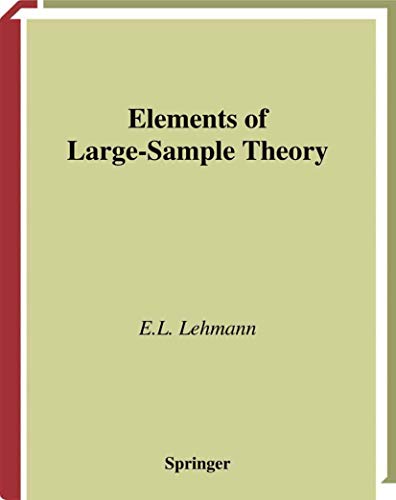 9780387985954: Elements of Large-Sample Theory (Springer Texts in Statistics)