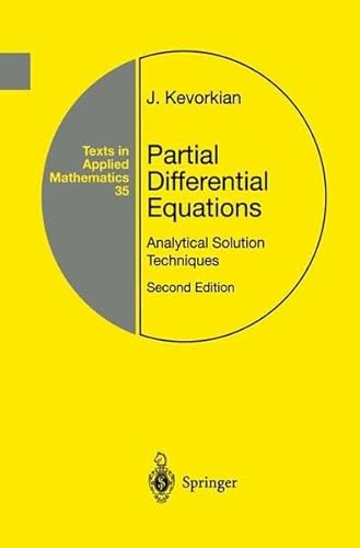 9780387986050: Partial Differential Equations: Analytical Solution Techniques (Texts in Applied Mathematics)
