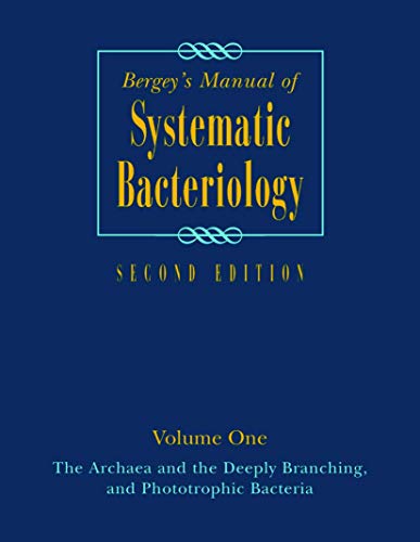 Imagen de archivo de Systematic Bacteriology : The Archaea and the Deeply Branching and Phototrophic Bacteria a la venta por Better World Books