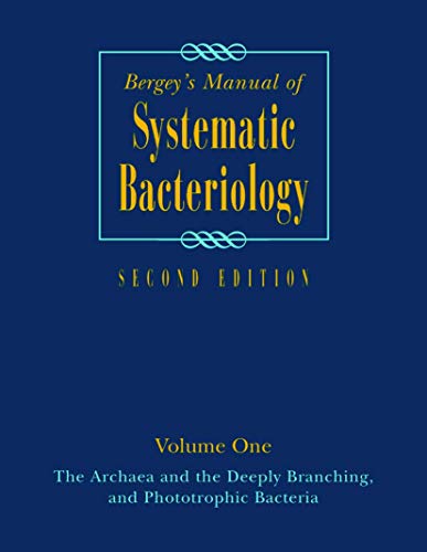 Stock image for Bergey's Manual of Systematic Bacteriology: Volume One : The Archaea and the Deeply Branching and Phototrophic Bacteria (BERGEY'S MANUAL OF SYSTEMATIC BACTERIOLOGY 2ND EDITION) for sale by Best Value for You