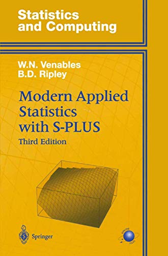 Beispielbild fr Modern Applied Statistics with S-PLUS : Volume 1: Data Analysis zum Verkauf von Buchpark