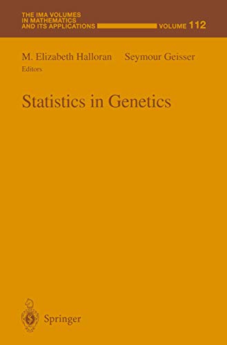 Beispielbild fr Statistics in Genetics zum Verkauf von Ammareal