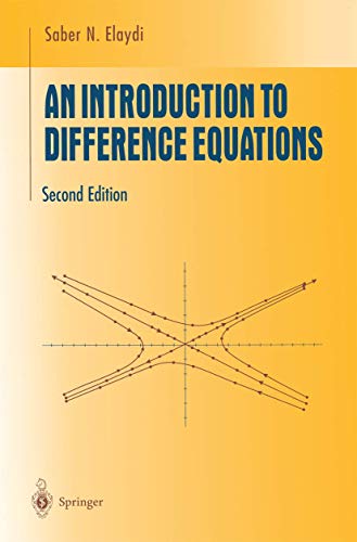 9780387988306: An Introduction to Difference Equations.: 2nd Edition (Undergraduate Texts in Mathematics)
