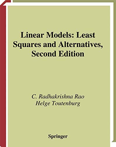 Imagen de archivo de Linear Models : Least Squares and Alternatives a la venta por Better World Books